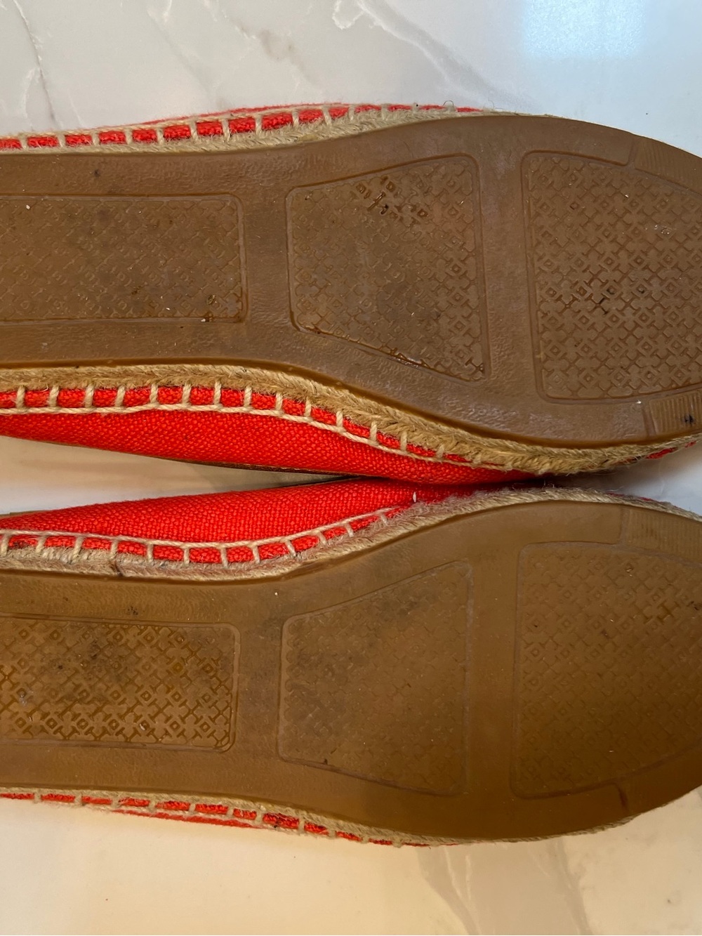 Tory Burch Coco Applique Espadrille Calf Hair Flats 8.5 EUC - Picture 9 of 9